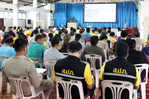 บึงกาฬ กรมชลประทานจัด เวทีแสดงความคิดเห็นสร้างประตูระบายแม่น้ำสงครามคึกคักมีทั้งเห็นด้วยและคัดค้าน